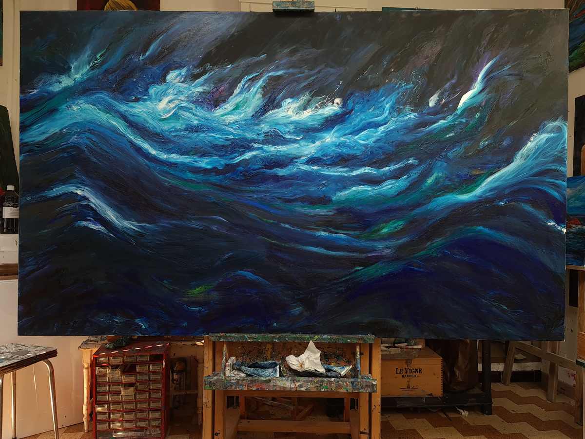  peinture-contemporaine-gautier- Artiste peintre Saint Raphael, F.Gautier