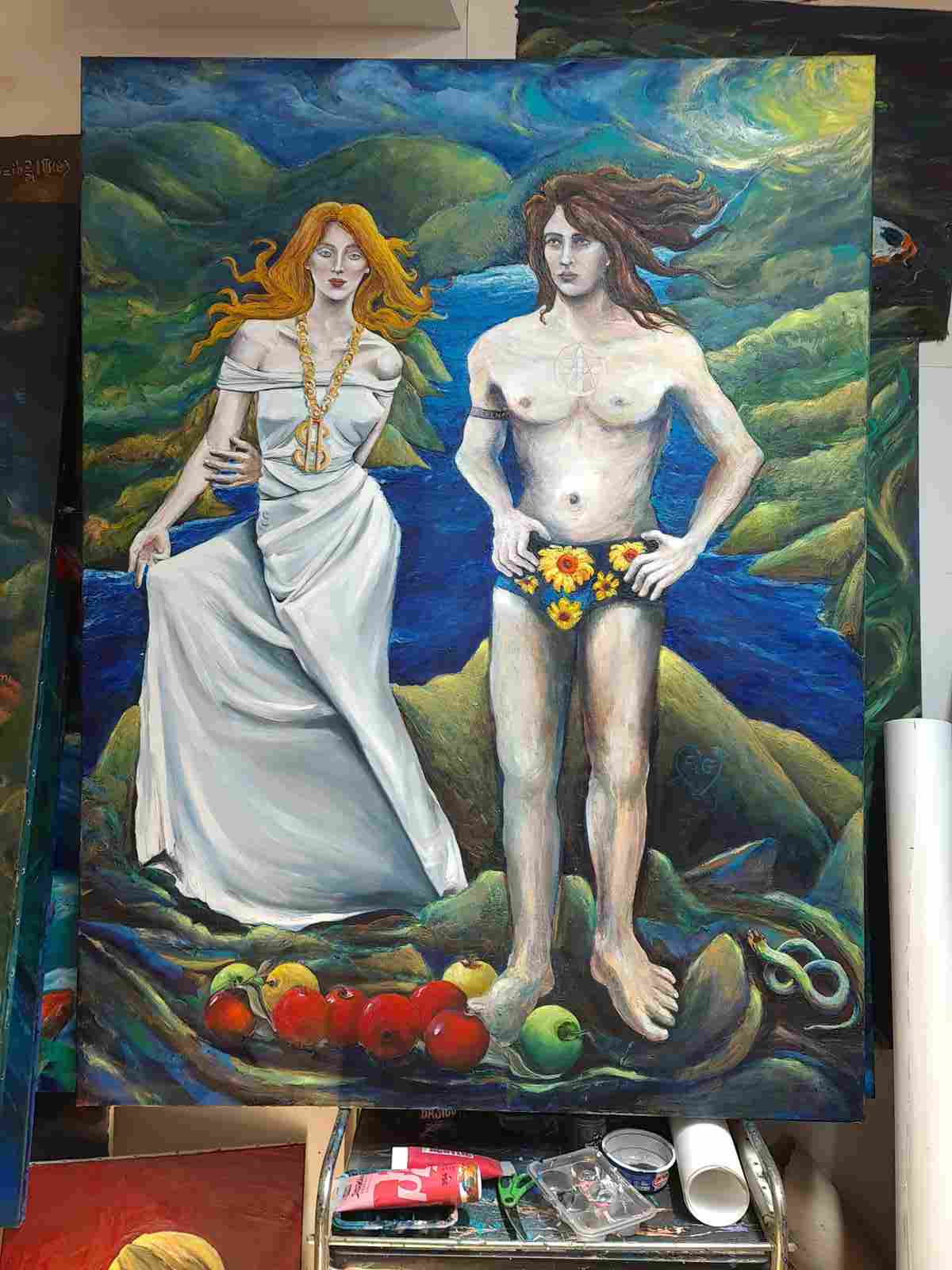  peinture-contemporaine-gautier-  Artiste peintre Saint Raphael, F.Gautier