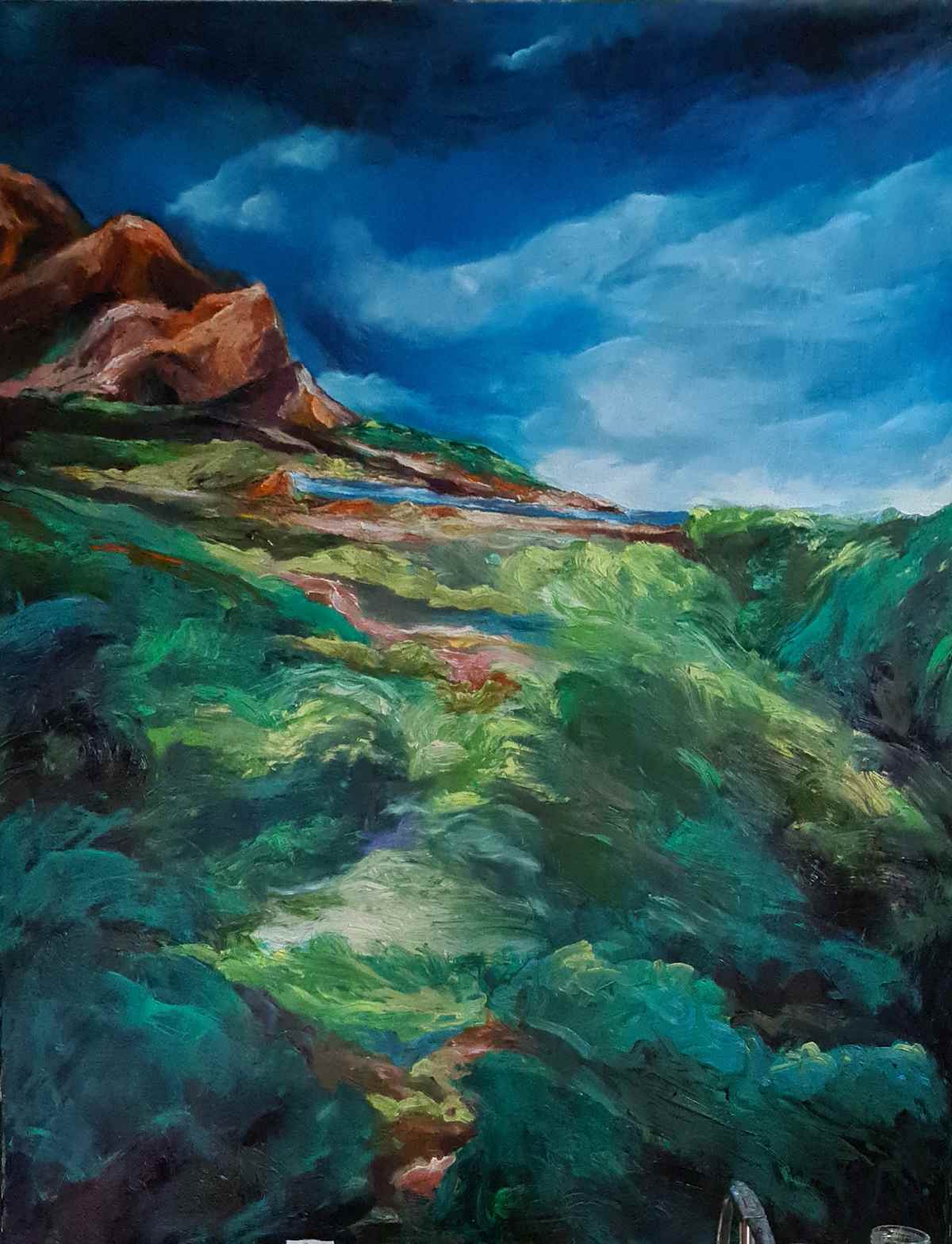  peinture-contemporaine-gautier-  Artiste peintre Saint Raphael, F.Gautier