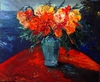 Bouquet marie france 2 jour apres-2015,acrylique-pigments sur toile.Artiste peintre 
Florence Gautier.