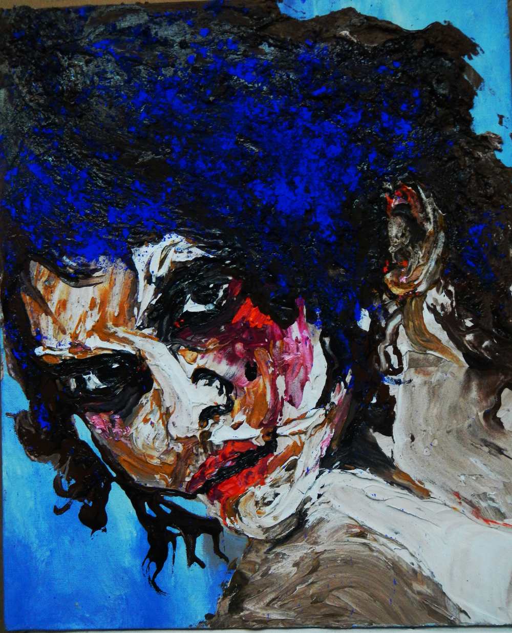 Marilou-2015,acrylique sur toile. Artiste peintre expressionniste Florence Gautier.