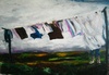  Autant en emporte le vent,Huile sur toile 116 x 81,artiste peintre expressionniste 
Florence Gautier. 